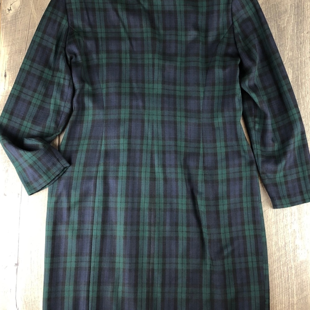 VTG L. G. Star Plaid Shoulder Pads Jacket Sz 10 - Picture 7 of 8